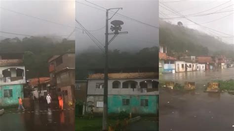 Sirene De Emergência é Acionada Após Constantes Chuvas Na Baixada Santista VÍdeo