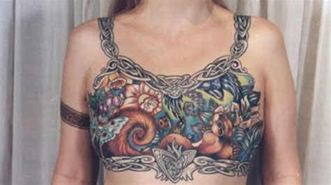 Beautiful Tattoo Mastectomy Scar