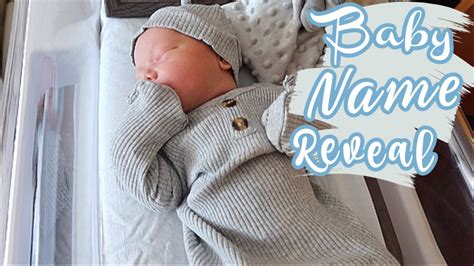 Official Baby Boy Name Reveal Mommyof3xo Youtube