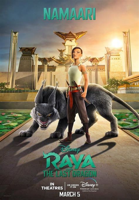‘raya and the last dragon character posters released disney plus informer