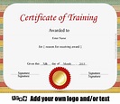 Free Certificate of Training Template - Customizable
