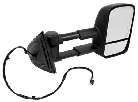 K Source Custom Extendable Towing Mirrors Electricheat W Led Signal Textured Black Pair K