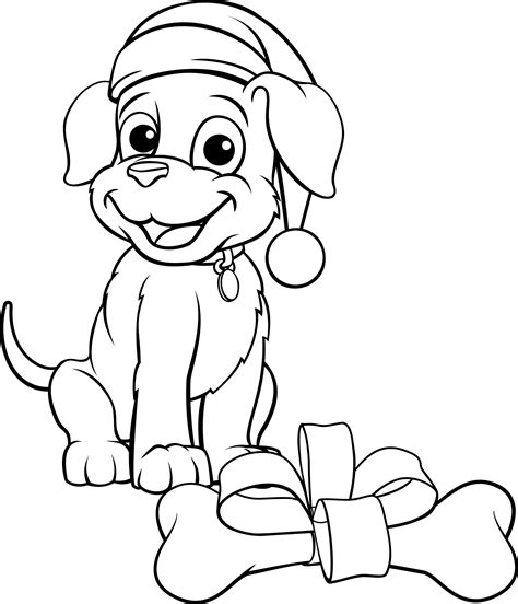 Na tej można wydrukować wybrany rysunek pies i znaleźć inne obrazki do kolorowania. Kolorowanka "Pies i prezent" do druku | Planeta Dziecka