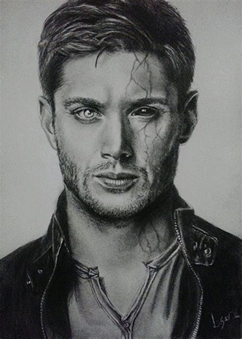 Dean Winchester By Lucas Andrade Drawing By Lucas Andrade Artmajeur