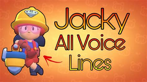 Голос сюржа вольта перевод surge voice. Jacky | All Voice Lines | Brawl Stars - YouTube