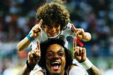 El hijo de Marcelo fue la sensación en el vestuario del Real Madrid