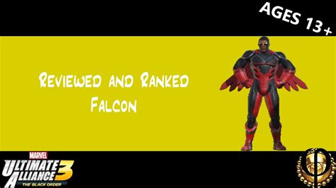 Reviewed And Ranked Falcon Ultimate Alliance 3 Youtube