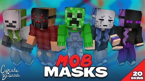 Mob Masks Hd Skin Pack By Cupcakebrianna Minecraft Marketplace Via