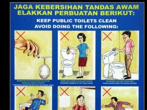 Poster Jaga Kebersihan Tandas Kita 6 Tip Penjagaan Kebersihan Dan