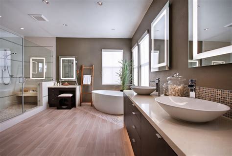 Stunning Contemporary Dark Wood Bathroom Vanity Home Design Lover
