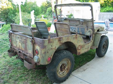 1951 51 Willys Jeep M38 Military Korean War Army Jeep For Sale Photos