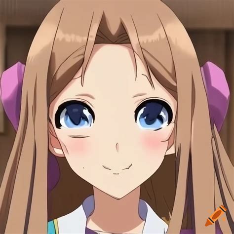 Anime Girl Side Eye Happy