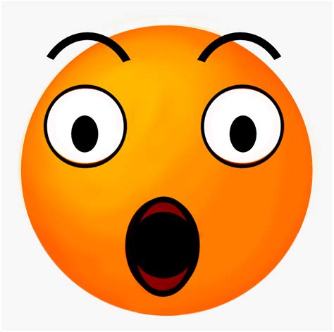 Cartoon Emoji Surprised Face