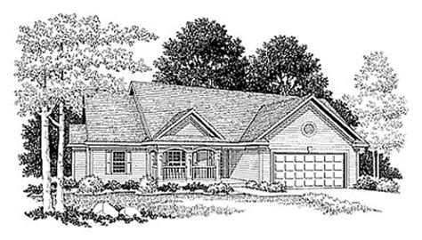 Traditional Style House Plan 3 Beds 2 Baths 1806 Sqft Plan 70 210