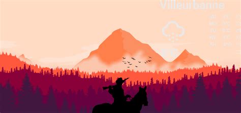 Looking for the best wallpapers? Day/Night RDR2 & Firewatch - Shape your computer beautifully
