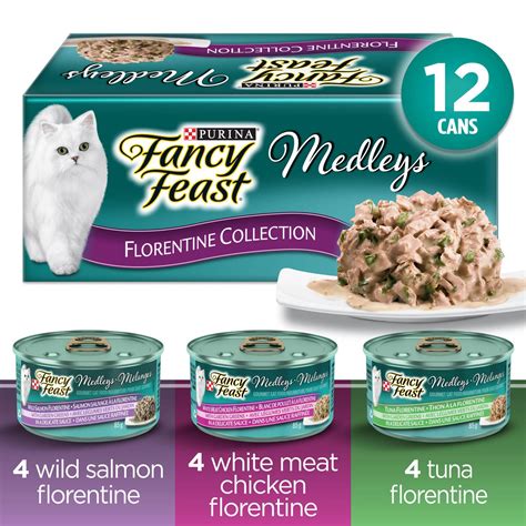 Chances are, you've fed it to your cat. Fancy Feast Wet Cat Food, Elegant Medleys Florentine ...