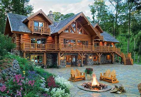 Colorado Luxury Log Home Log Cabin Homes Log Homes Cabin Homes