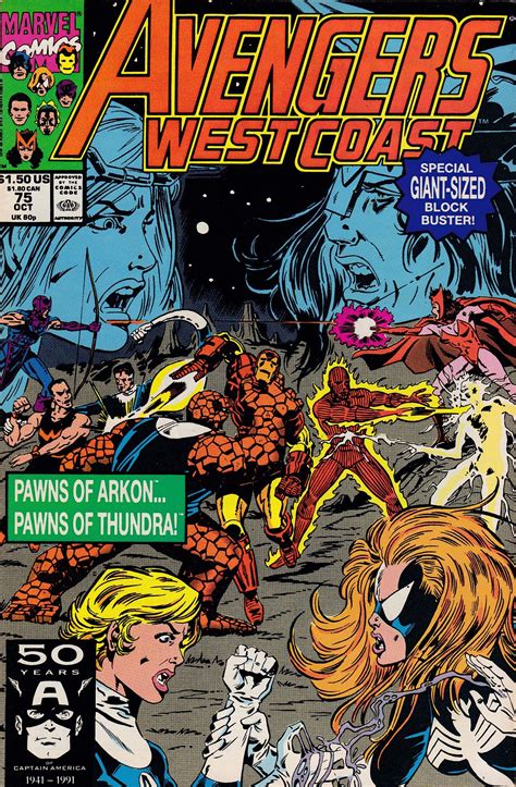 Avengers West Coast 75 Marvel Comics Vol 2 Marvel Comics Covers