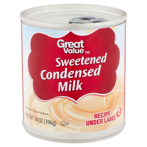 Great Value Sweetened Condensed Milk 14 Oz