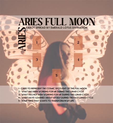 Aries Full Moon Tarot Spread — Emerald Lotus