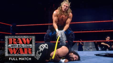 Full Match Cactus Jack Vs Triple H Falls Count Anywhere Match Raw
