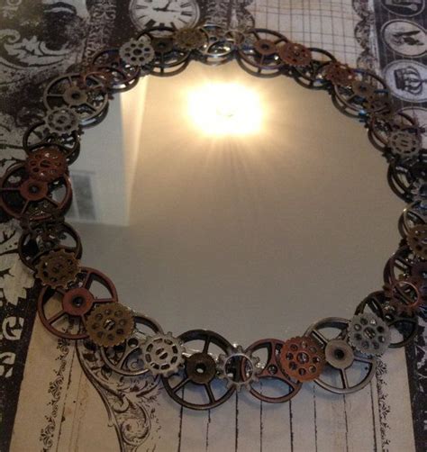 Steampunk Mirror Or Wall Hanging By Kaotickreeations On Etsy 4000