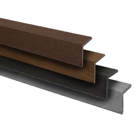Corner Edge Trim for Composite Decking Board Patio Garden Veranda (3 ...