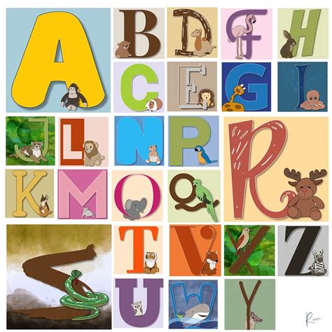Illustrated Alphabet Challenge Home