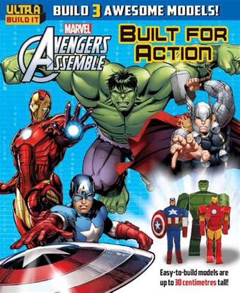 Marvel Avengers Assemble Built For Action English Paperback Book