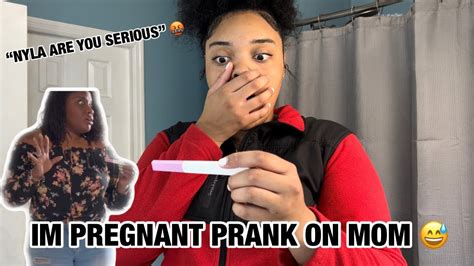 Im Pregnant Prank On Mom She Was In Shock 😥 Youtube