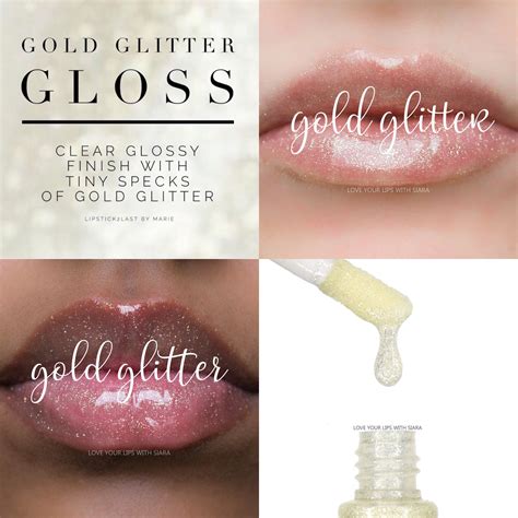 Gold Glitter Gloss Lipsense Gold Glitter Gloss By Senegence Lipsense