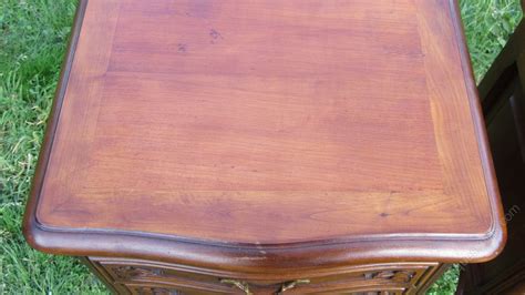 Antiques Atlas Pair Of Vintage French Cherry Wood Bedside Chests