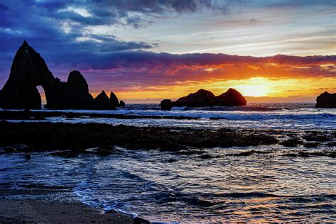 Martins Beach Sunset Photograph By Brooks Creative Photography And