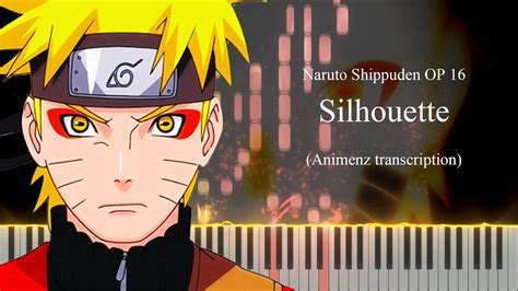 Silhouette Naruto Shippuden Op 16 Piano Tutorial Sheet Animenz