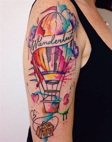 56 Romantic Hot Air Balloon Tattoos Page 4 Of 6 Tattoomagz