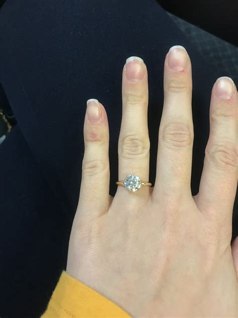 Engagement Ring Styles For Fat Fingers