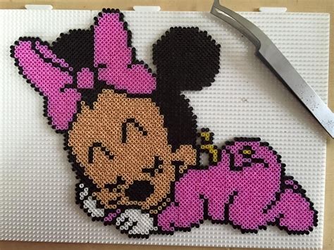 0f705361 Minnie perle a repasser Perler Perlemønstre og Skabeloner