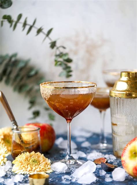 These are the best holiday drinks you'll want to make year after year. Autumn Apple Bourbon Fizz | Ginger Cocktail Recipes | POPSUGAR Food Photo 31