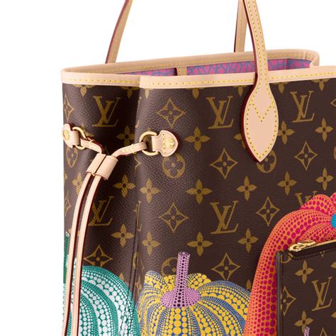 Сумка louis vuitton lv x yk neverfull mm канва monogram pumpkin print купить в интернет магазине