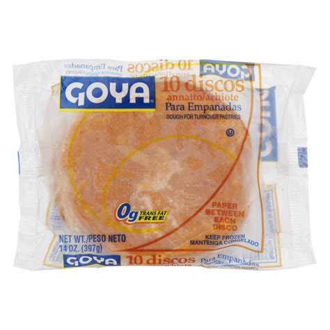 Save On Goya Discos Con Color Para Empanadas Dough For Turnovers 10
