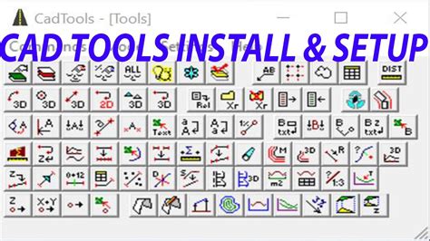 How To Install And Setup Cad Tools In Your On Autocad In Computer