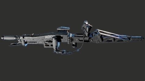 M56 Smartgun Aliens 3D Model CGTrader