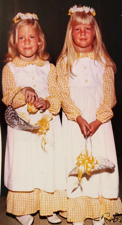 My Sister And I As Flower Girls In The Early 70s Rthewaywewere