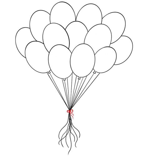 25 Easy Balloon Drawing Ideas How To Draw Balloons