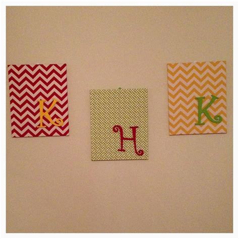 Initial Fabric Wall Canvases Fabric Wall Wall Canvas Crafts