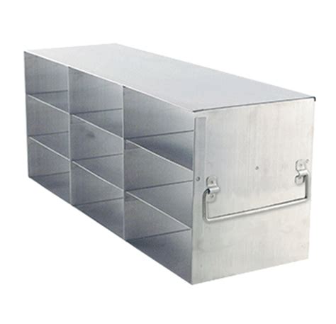 Stainless Steel Cryo Freezer Rack For 2 Inch Boxes 9 Place