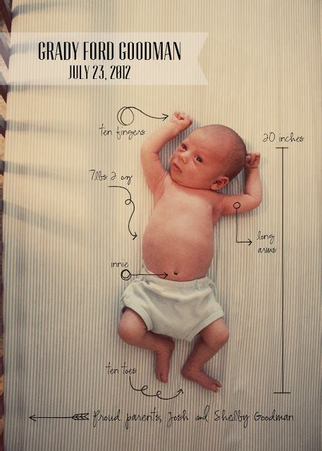 12 Creative Birth Announcement Ideas