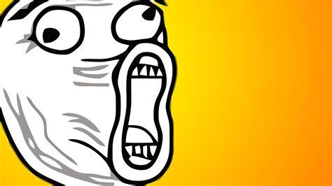 Meme Troll Face Cartoon Simple Background Hd Wallpaper Wallpaper Flare