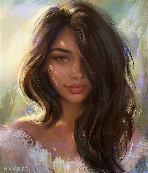 Digital Portrait Digital Art Girl Digital Painting Portraits