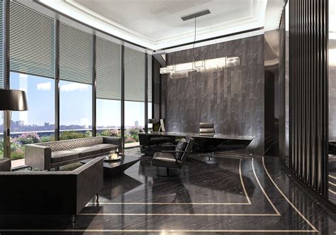 Interior Design Of An Executive Office On Behance Modern Office